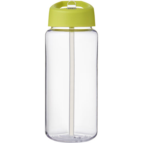 H2O Active® Octave Tritan™ 600 Ml Sportflasche Mit Ausgussdeckel , Green Concept, transparent klar / limone, Eastman Tritan™, 19,20cm (Höhe), Bild 3