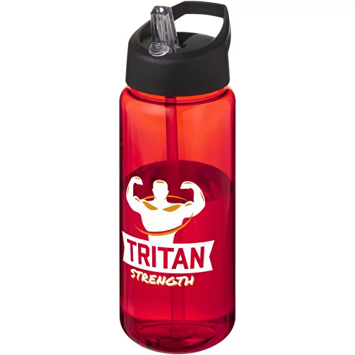 Bouteille de sport H2O Active® Octave Tritan™ de 600 ml avec couvercle à bec verseur, Image 2