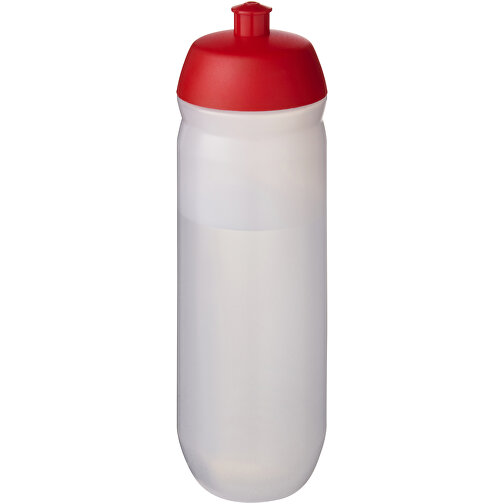 HydroFlex™ Clear 750 Ml Squeezy Sportflasche , rot / klar mattiert, MDPE Kunststoff, PP Kunststoff, 23,20cm (Höhe), Bild 1