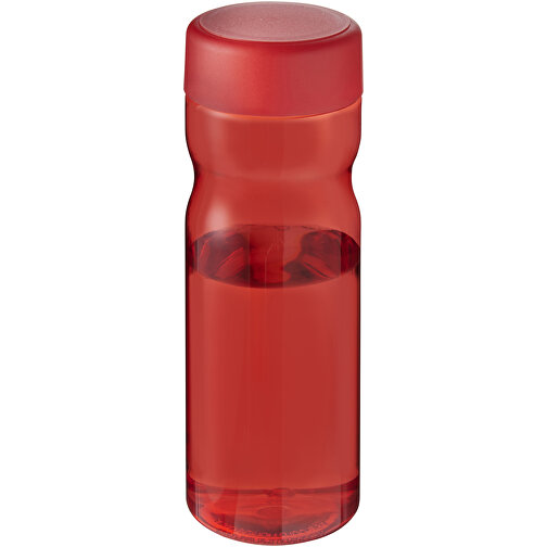 H2O Active® Base Tritan™ 650-ml-Sportflasche Mit Drehdeckel , Green Concept, rot, Eastman Tritan™, 20,60cm (Höhe), Bild 1