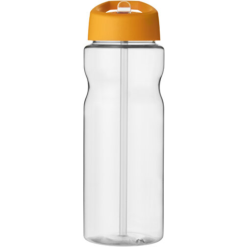 H2O Active® Base Tritan™ 650 Ml Sportflasche Mit Ausgussdeckel , Green Concept, transparent klar / orange, Eastman Tritan™, 21,80cm (Höhe), Bild 3