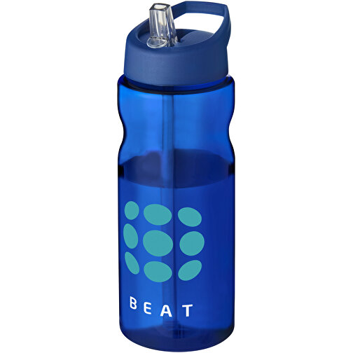 H2O Active® Base Tritan™ 650 Ml Sportflasche Mit Ausgussdeckel , Green Concept, blau, Eastman Tritan™, 21,80cm (Höhe), Bild 2