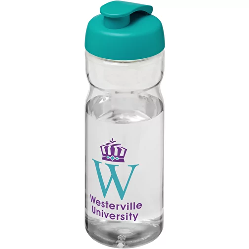 Bouteille de sport H2O Active® Base Tritan™ de 650 ml à couvercle à clapet, Image 2