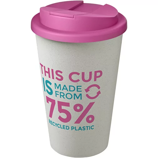 Gobelet Americano® Eco recyclé de 350ml avec couvercle anti-déversement, Image 2