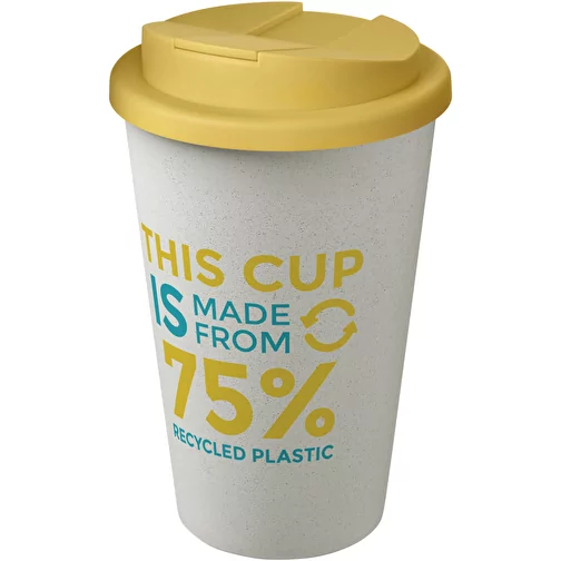 Gobelet Americano® Eco recyclé de 350ml avec couvercle anti-déversement, Image 2