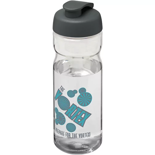 Bouteille de sport H2O Active® Base 650ml avec couvercle à clapet, Image 2