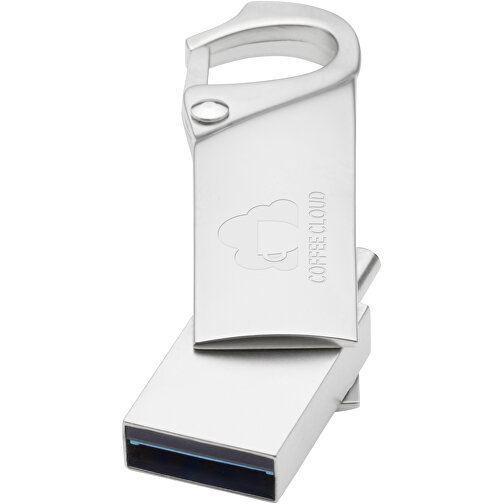 Clé USB 3.0 type C avec mousqueton, Image 2