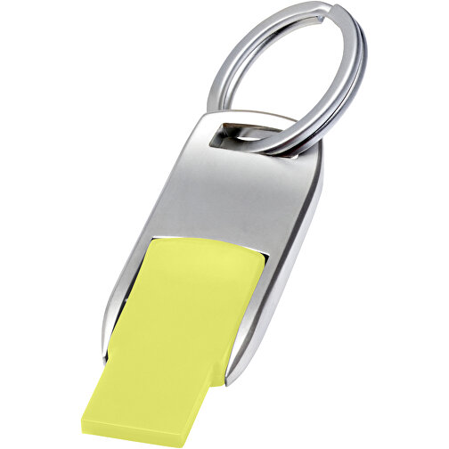 Flip USB Stick , limone MB , 8 GB , Zink Legierung, Kunststoff MB , 4,60cm x 0,60cm x 1,90cm (Länge x Höhe x Breite), Bild 1