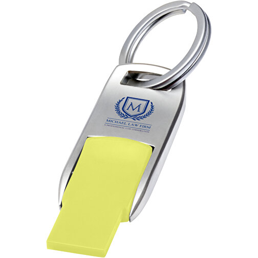 Flip USB Stick , limone MB , 4 GB , Zink Legierung, Kunststoff MB , 4,60cm x 0,60cm x 1,90cm (Länge x Höhe x Breite), Bild 2
