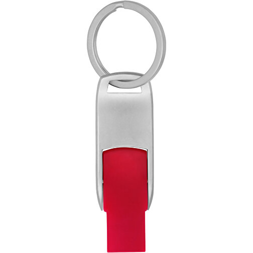 Flip USB Stick , rot MB , 8 GB , Zink Legierung, Kunststoff MB , 4,60cm x 0,60cm x 1,90cm (Länge x Höhe x Breite), Bild 3