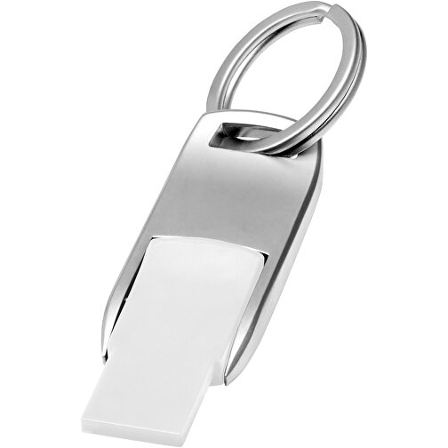 Flip USB Stick , weiß MB , 32 GB , Zink Legierung, Kunststoff MB , 4,60cm x 0,60cm x 1,90cm (Länge x Höhe x Breite), Bild 1