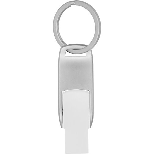 Flip USB Stick , weiß MB , 16 GB , Zink Legierung, Kunststoff MB , 4,60cm x 0,60cm x 1,90cm (Länge x Höhe x Breite), Bild 3