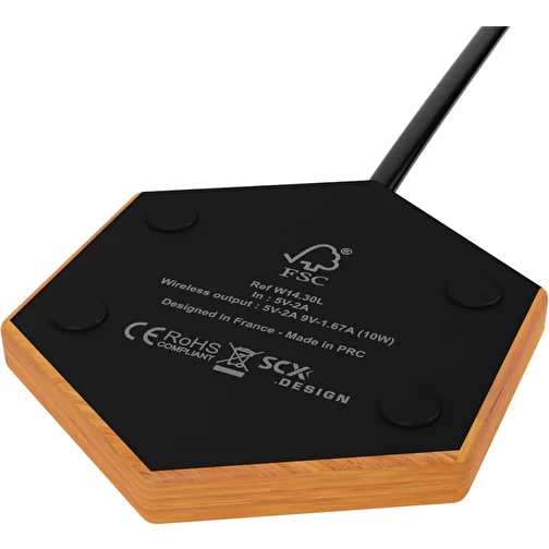 SCX.design W14 chargeur sans fil 10 watts avec logo lumineux, Image 2