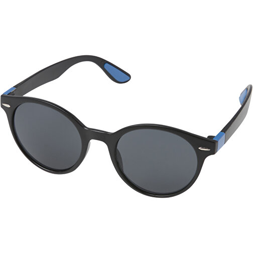 Steven Runde, Trendige Sonnenbrille , processblau, PP Kunststoff, 14,50cm x 5,00cm x 15,00cm (Länge x Höhe x Breite), Bild 1