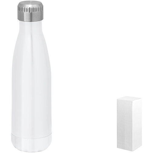 BILLY. Aluminiumflasche Mit Edelstahlverschluss 500 Ml , weiß, Aluminium, , Bild 4