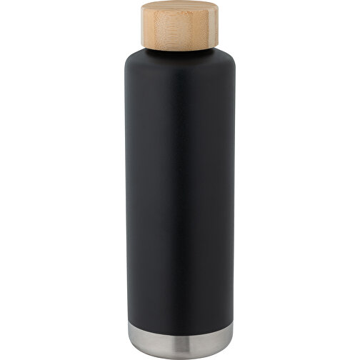 NORRE BOTTLE. Isolierflasche Aus Edelstahl 640 ML , schwarz, Edelstahl. Bambus, , Bild 1