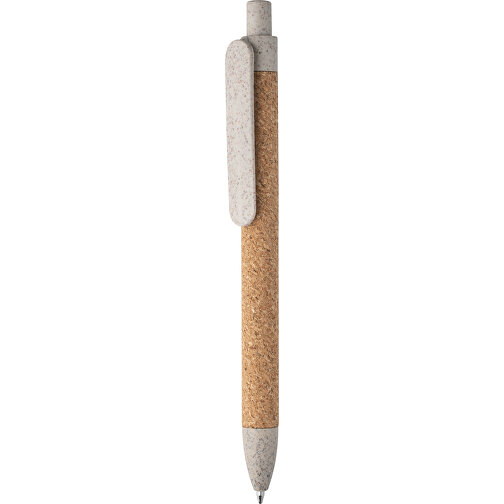 GOYA. Kugelschreiber Aus Kork Und Weizenstrohfaser , naturhell, Kork. PP, , Bild 5