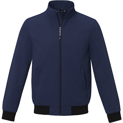 Keefe Leichte Bomberjacke - Unisex , navy, 240T cotton feel twill with TPU clear lamination 100% Polyester, 188 g/m2, Lining, 210T taffeta 100% Polyester, 60 g/m2, L, , Bild 3
