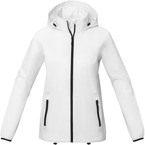 Dinlas Leichte Jacke Für Damen , weiß, 280T ripstop  100% Nylon, 72 g/m2, Lining, 210T taffeta 100% Polyester, 60 g/m2, L, , Bild 3