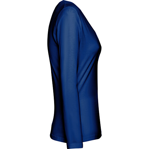 THC BUCHAREST WOMEN. Langärmeliges Tailliertes T-Shirt Für Frauen Aus Baumwolle , königsblau, 100% Baumwolle, L, 65,00cm x 46,00cm (Länge x Breite), Bild 3