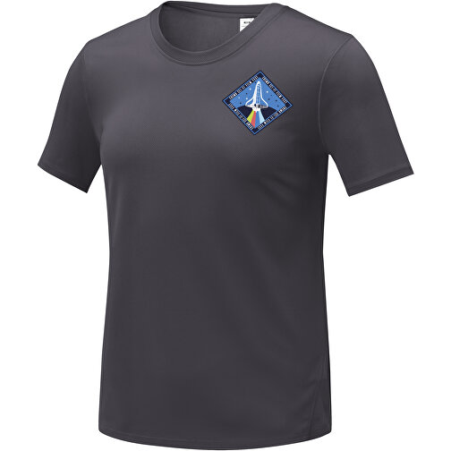Kratos Cool Fit T-Shirt Für Damen , storm grey, Mesh    100% Polyester, 105 g/m2, XS, , Bild 2
