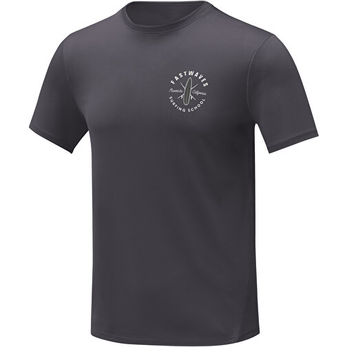 Kratos Cool Fit T-Shirt Für Herren , storm grey, Mesh mit Cool Fit Finish 100% Polyester, 105 g/m2, 3XL, , Bild 2