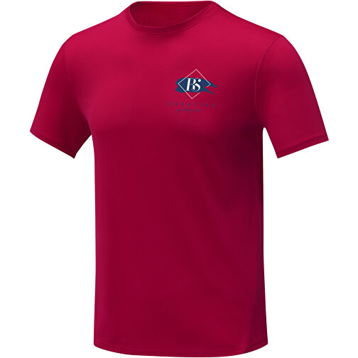 Kratos Cool Fit T-Shirt Für Herren , rot, Mesh mit Cool Fit Finish 100% Polyester, 105 g/m2, S, , Bild 2