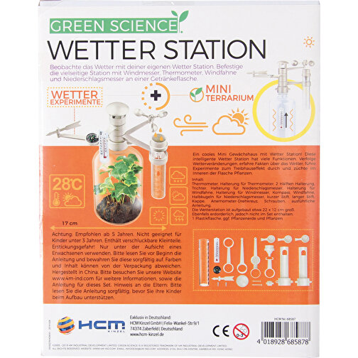 Green Science - Wetterstation , , 21,50cm x 6,00cm x 17,00cm (Länge x Höhe x Breite), Bild 2