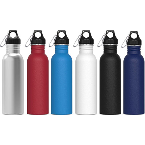 Wasserflasche Lennox 750ml , dunkelrot, Edelstahl & PP, 24,40cm (Höhe), Bild 3