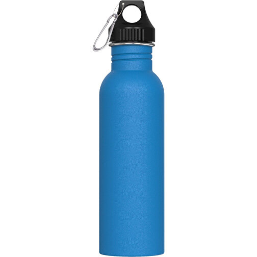 Wasserflasche Lennox 750ml , hellblau, Edelstahl & PP, 24,40cm (Höhe), Bild 1