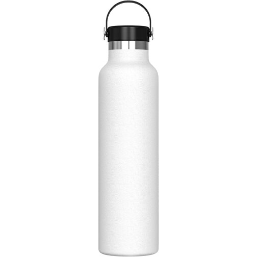Isolierflasche Marley 650ml , weiß, Edelstahl & PP, 26,80cm (Höhe), Bild 1
