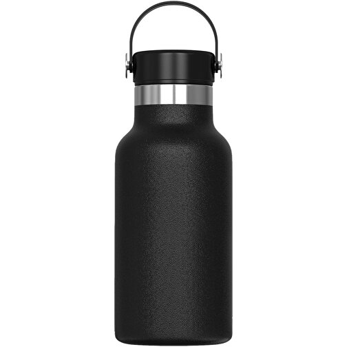 Isolierflasche Marley 350ml , schwarz, Edelstahl & PP, 16,50cm (Höhe), Bild 1