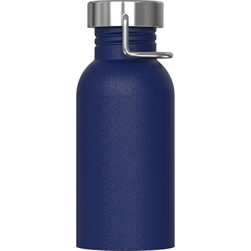 Wasserflasche Skyler 500ml , dunkelblau, Edelstahl & PP, 16,80cm (Höhe), Bild 1