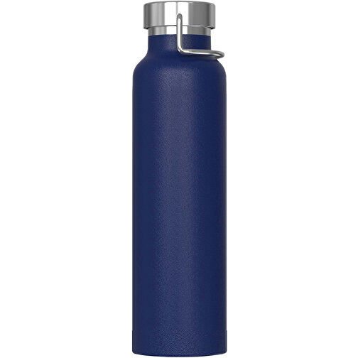 Isolierflasche Skyler 650ml , dunkelblau, Edelstahl & PP, 24,70cm (Höhe), Bild 1