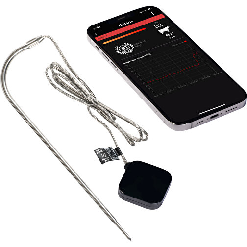 Termómetro para barbacoas con aplicación y sensor de temperatura Bluetooth, Imagen 2