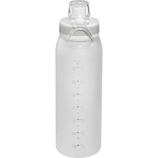 Elegante botella de tritanio con gran capacidad de 900 ml con escala para beber y colador, Imagen 1