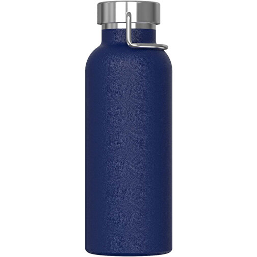 Isolierflasche Skyler 500ml , dunkelblau, Edelstahl & PP, 19,70cm (Höhe), Bild 1