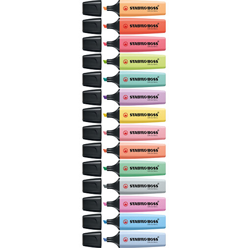 STABILO BOSS ORIGINAL Pastel Leuchtmarkierer , Stabilo, pastell-hellorange, Kunststoff, 10,50cm x 1,70cm x 2,70cm (Länge x Höhe x Breite), Bild 3