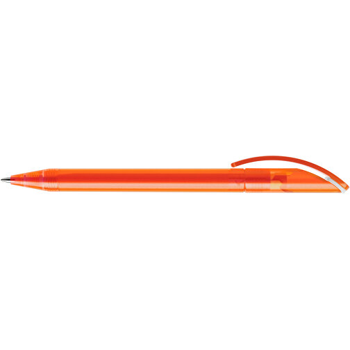 Prodir DS3 TFF Twist Kugelschreiber , Prodir, orange / weiss, Kunststoff, 13,80cm x 1,50cm (Länge x Breite), Bild 3