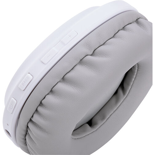 Urban Vitamin Belmont Wireless Kopfhörer, Weiß , weiß, ABS, 16,40cm x 18,80cm (Länge x Höhe), Bild 6