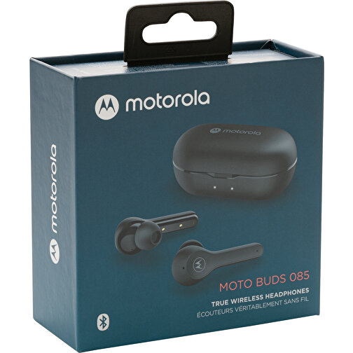 Auriculares Motorola IPX5 TWS MOTO 85 (negro, ABS, 45g) como