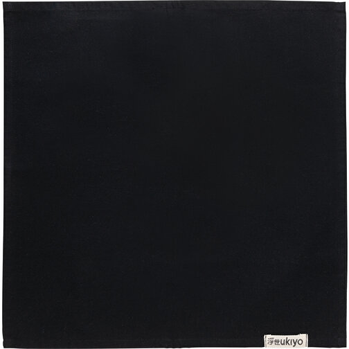 Ukiyo Aware™ 180gr RCotton 4-tlg. Servietten-Set, Schwarz , schwarz, Baumwolle - recycelt, 45,00cm x 0,10cm (Länge x Höhe), Bild 2