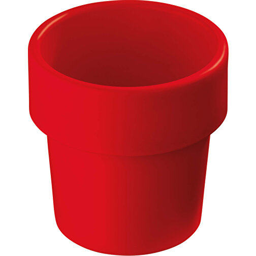 Hot-but-cool Tasse Mit Erdbeersamen , rot, Bio PE, 9,00cm (Höhe), Bild 1