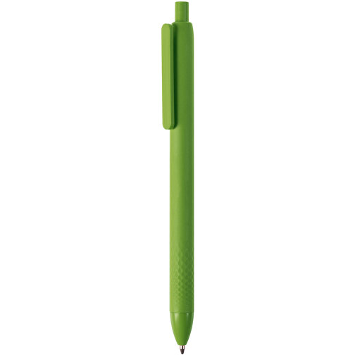Kugelschreiber Papier/Mais (PLA) , grün, PLA, 14,60cm (Höhe), Bild 1
