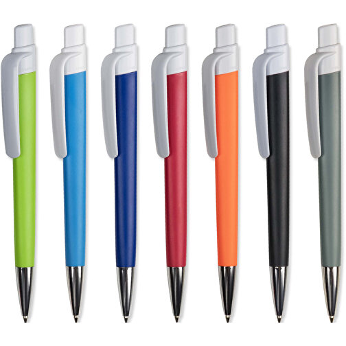 Kugelschreiber Prisma Mit NFC-Tag , orange / weiß, ABS, 14,50cm (Länge), Bild 5
