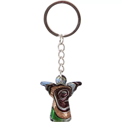 Porte-clés ange gardien en verre, assorti, Image 1