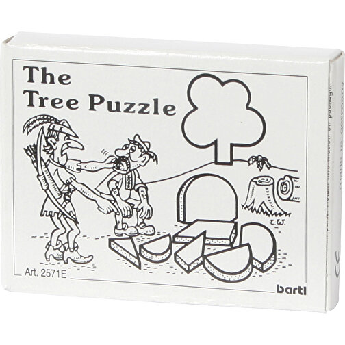 The Tree Puzzle , , 6,50cm x 1,30cm x 5,00cm (Länge x Höhe x Breite), Bild 1