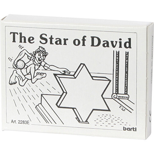 The Star Of David , , 6,50cm x 1,30cm x 5,00cm (Länge x Höhe x Breite), Bild 1