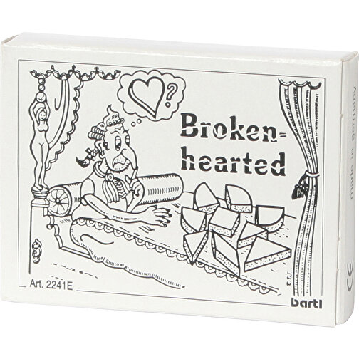 Brokenhearted , , 6,50cm x 1,30cm x 5,00cm (Länge x Höhe x Breite), Bild 1