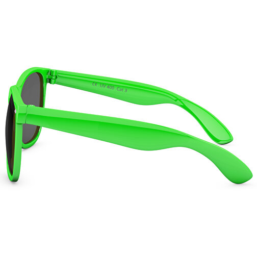 SunShine Glänzend - UV 400 , Promo Effects, grün, Rahmen aus Polycarbonat und Glass aus AC, 14,50cm x 4,80cm x 15,00cm (Länge x Höhe x Breite), Bild 3